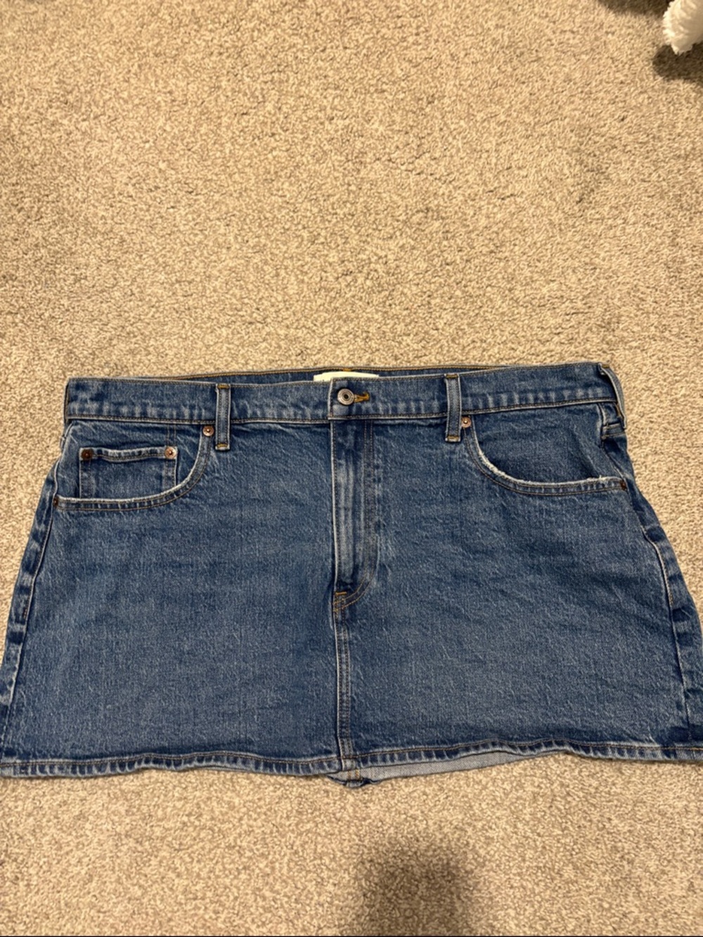 Abercrombie & Fitch Light Blue Mid Rise Denim